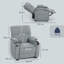 96cm Wide Velvet Standard Recliner