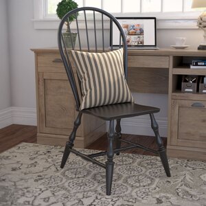 Loda Windsor Back Side Chair in Antique black