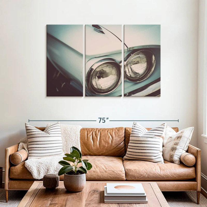 Mehar Old Car Vignette, 36" H x 57" W