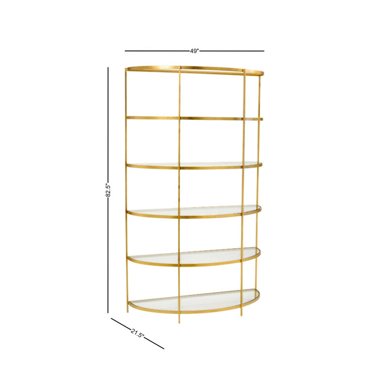 Étagère à 6 niveaux H 82,5 po x l 49 po