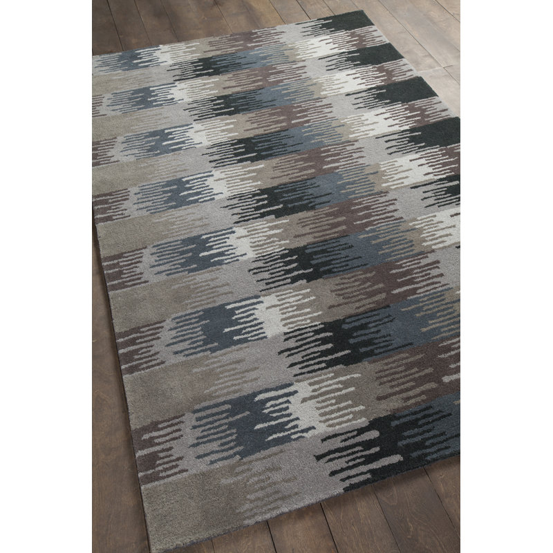 Navyan Brown/Black Area Rug, 7'9" x 10'6"