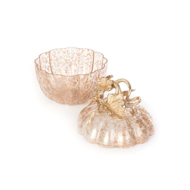 Erin Leaf & Vine Gilded Large Glass Jar