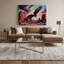 «Southwestern Animals Birds of Prey», art mural sur toile brune-1605624834