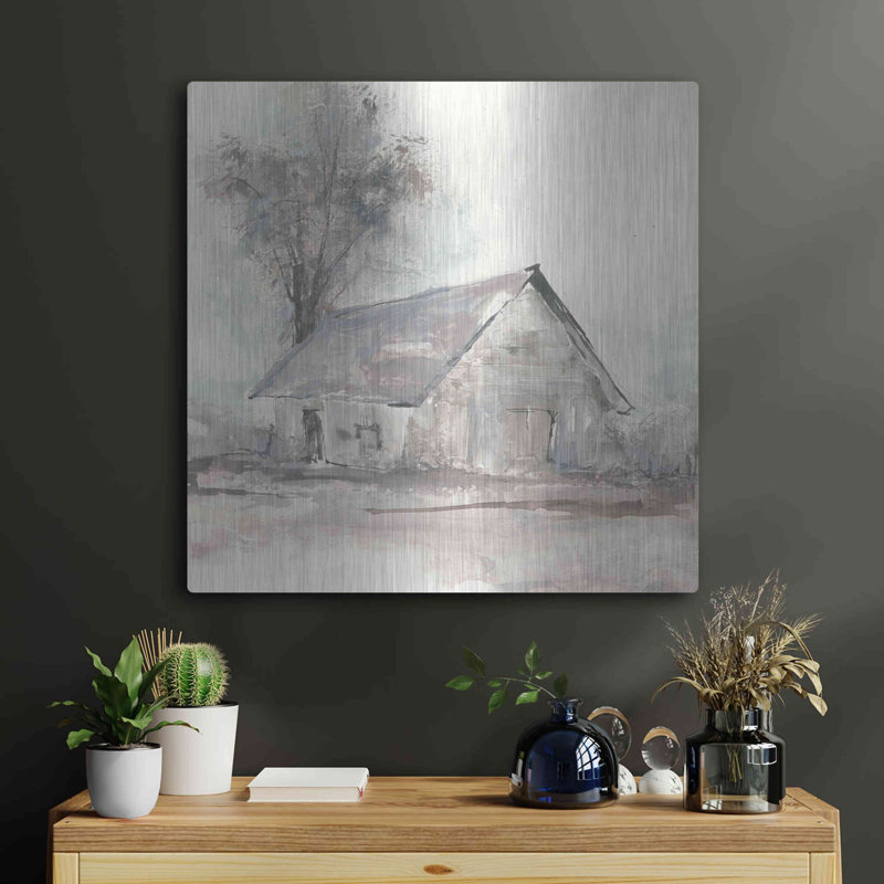 «Barn III» par Chris Paschke, H 24 po x l 24 po