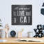  «All You Need Cat» par Erin Clark, art mural en métal, 24 po x 24 po-1439230948