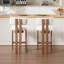 Tabouret rembourré avec structure en bois massif-508726522
