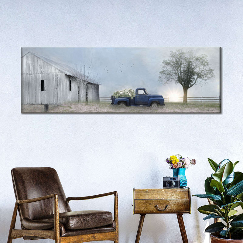 " Jonestown Barn Canvas Print ", 16" H x 48" W x 1.25" D