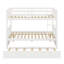 Bunk Bed Including Trundle, Ladder, Guardrails-1797303201