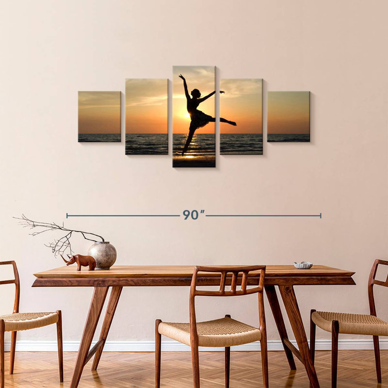 Ballerina At Sunset