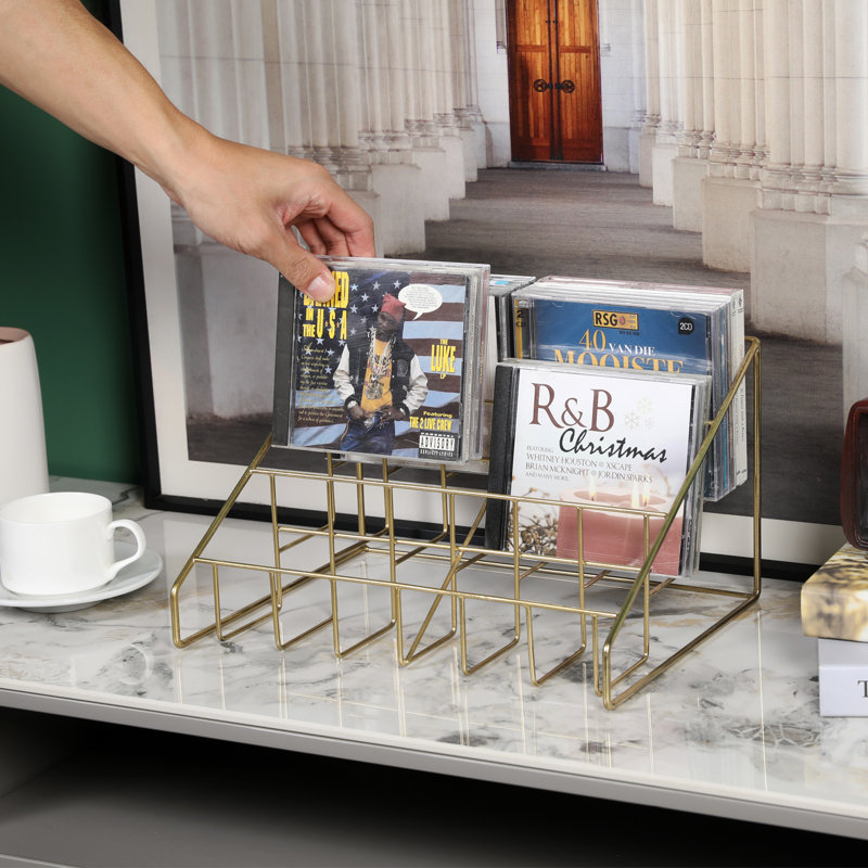 Metal 30.7cm H Media Shelves