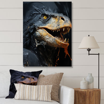 Raptor Dinosaur - Art mural dinosaure