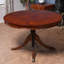 Table ronde en sapelli de 48 pouces