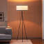 Lampe trépied à intensité variable de 67 po avec interrupteur au pied, télécommande et application, ampoule RVB incluse