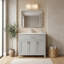 Ensemble de meuble-lavabo simple 36 po avec dessus en marbre Harrison-911672665