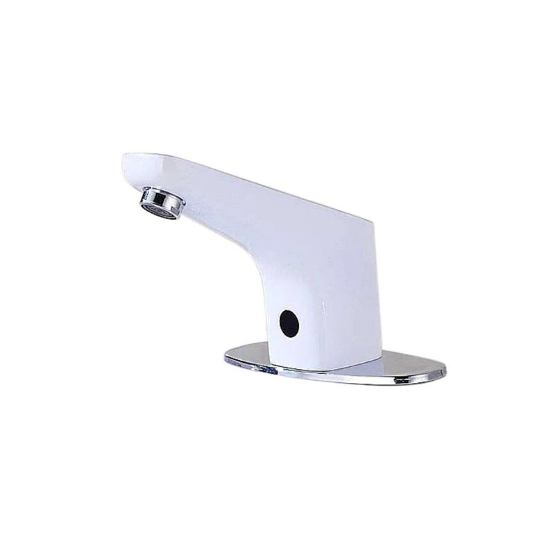 Commercial Touchless Sensor Faucet with Brushed Nickel Finish