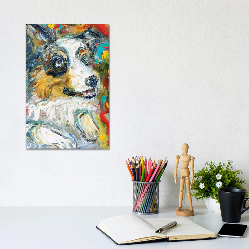 Bella by Karen Tarlton - Wrapped Canvas Painting, 20.32 cm H x 30.48 cm W