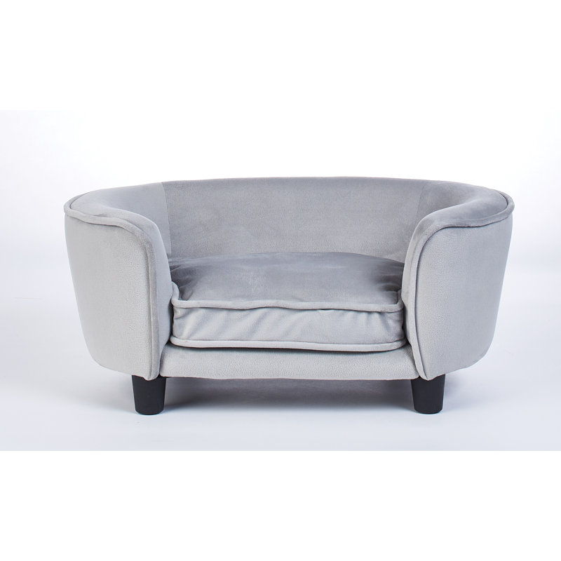 Polyester Pet Bed, Light Grey