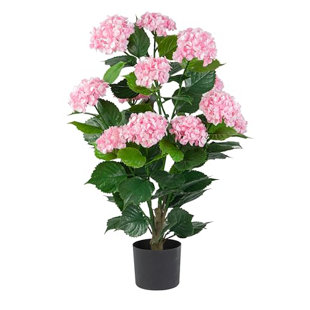 ARTIFICIAL 36 IN PINK HYDRANGEA