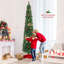 Arbre de Noël artificiel The Aisle® 8 pi avec embouts en fil mémoire 671-83367934