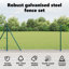 Vidaxl Fence With Posts PVC-Coated Steel-116798089-116798095