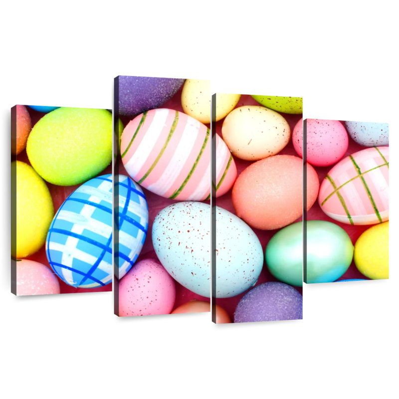 Lelend Pastel Easter Eggs, 22"H x 36"W