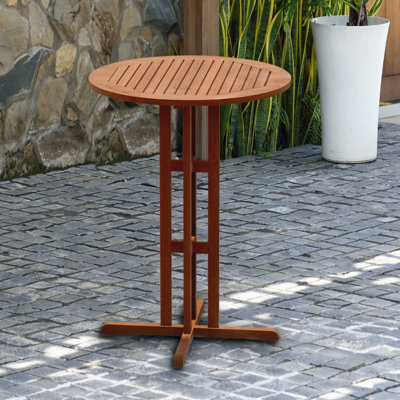 Table de bar rectangulaire en bois Rafael