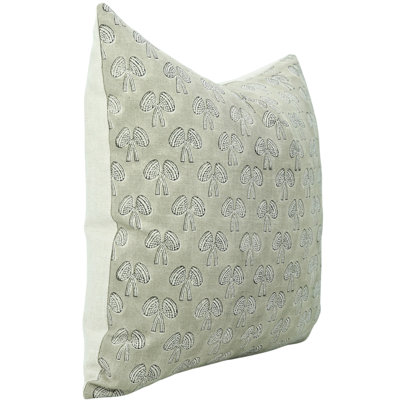 Housse de coussin en coton Floral