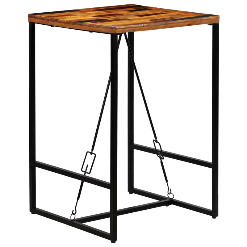 Lopez Solid Wood Top Dining Table, H106 x L70 x W70cm