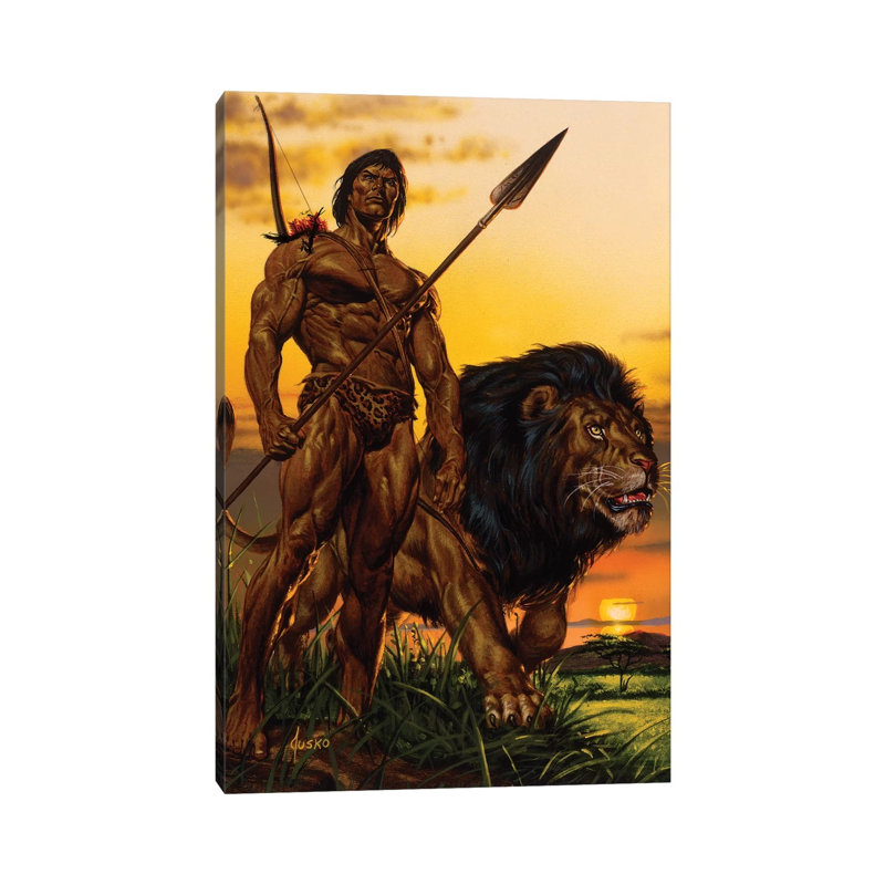 On The Veldt by Joe Jusko - Wrapped Canvas Print