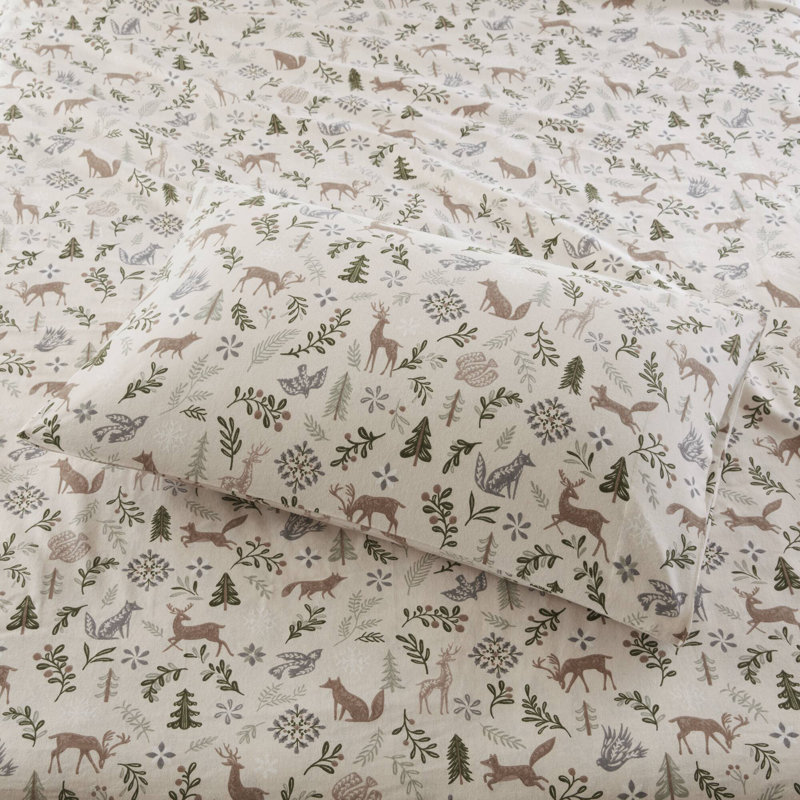 Draps en flanelle de coton ultra-doux et confortable