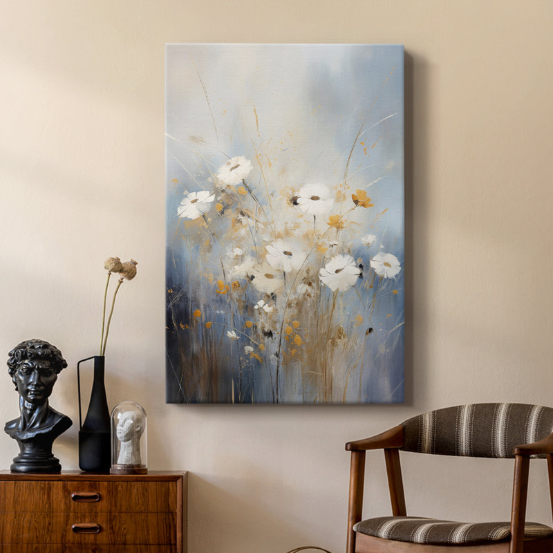 FLORAL Series CCCXXXIII -Custom Wrapped Gallery Cavas, 60" H x 40" W