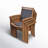 Fleur 6 - Person 64'' Long Eucalyptus Dining Set