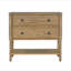 Commode d'appoint 2 tiroirs Naturel Voir ci-dessous