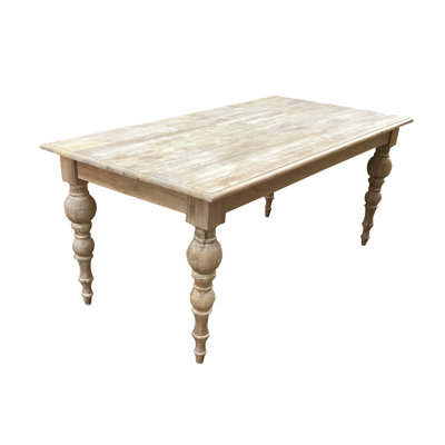 70.9" Solid Wood Dining Table