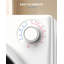 3.0 Cu Ft Compact Electric Dryer with Adjustable Temperature Control For Apartments RVs, White