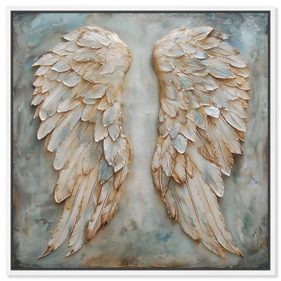 Wings of Ash II Canvas Wings Wall Art by Art Remedy