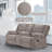 Ryong Upholstered 77.9'' Reclining Loveseat