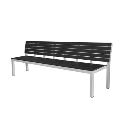 Vienna High-Back Aluminum Garden Bench