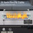 51" H X 21" W Metal Propane Outdoor Fire Pit Table With Cover, Crystals-1236793800