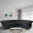Faraaz Upholstered Faux Leather Chesterfield Sectional-198618778