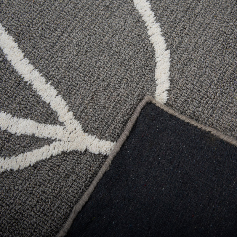 100% Wool Hand Tufted Area Rug, Rectangle 5' x 7' 6"