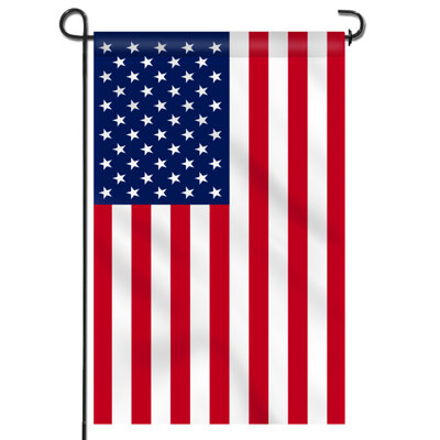 Drapeau de jardin des États-Unis - drapeau de jardin des États-Unis en polyester 18 x 12,5 po