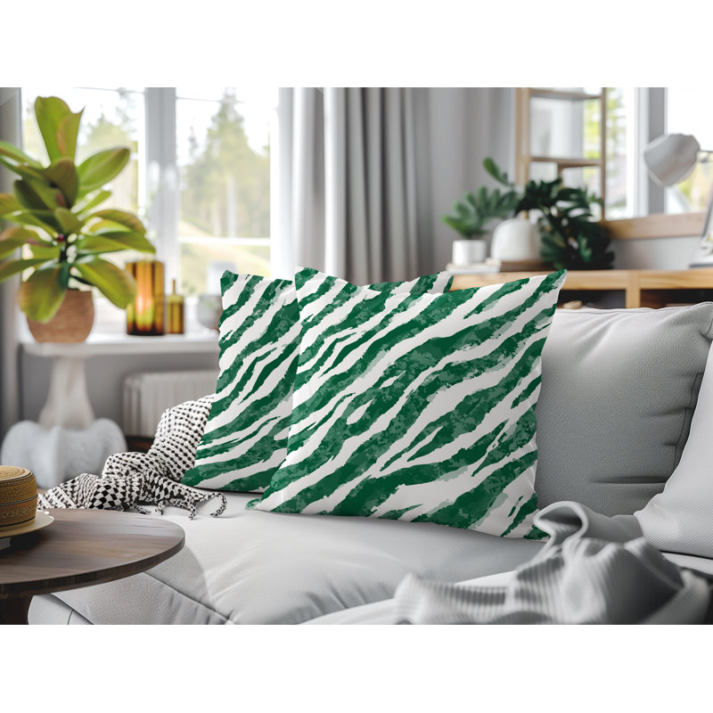 Coussin intérieur / extérieur Juno, 18x18, Vert