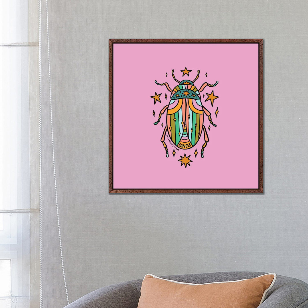 Cancer Beetle von Doodle By Meg - Galerie-umwickelte Leinwand Giclée auf Leinwand