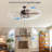 Kachri 52'' Ceiling Fan with Light Kit