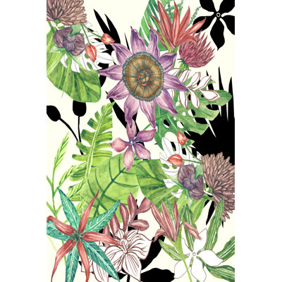 Floral Paradise I by Melissa Wang - Wrapped Canvas Painting