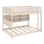 Système de lit superposé intelligent avec étagères, éclairage dynamique et organisateur de panneau perforé-1853525864