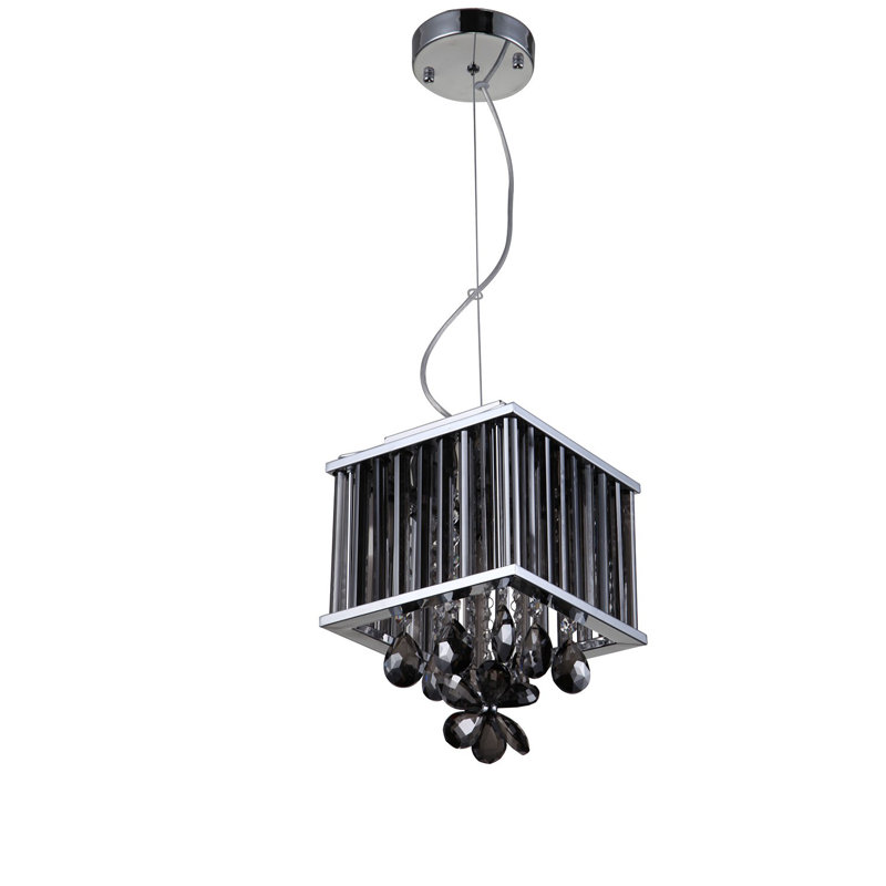 Mini-luminaire suspendu 4 lumières Easton, Noir