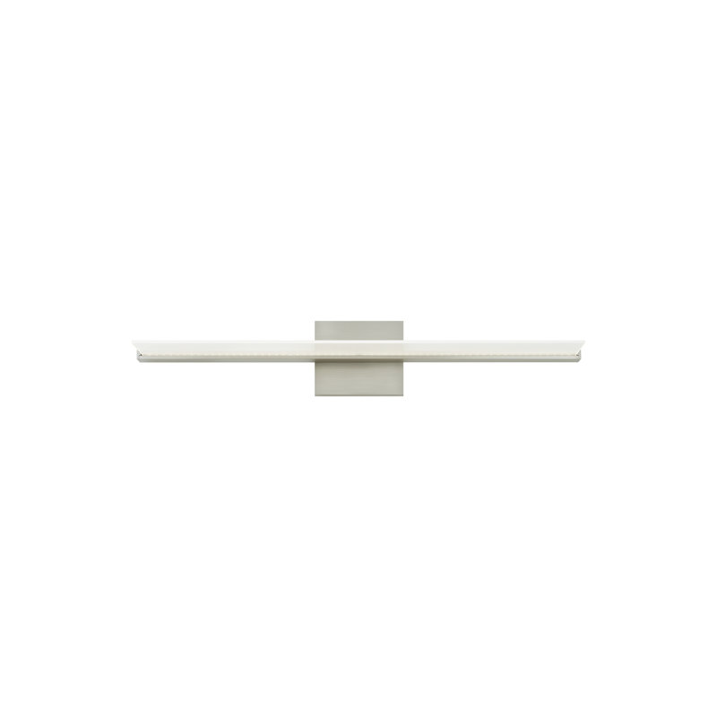 Span 1 - Light LED Bath Bar, Satin Nickel direct/indirect, 3000K, 24"