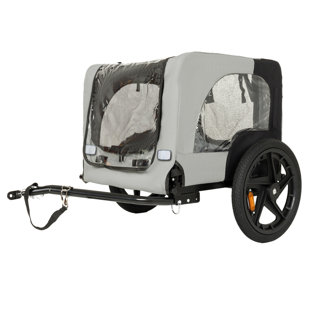 Remorque de vélo d'extérieur pliable robuste pour animaux de compagnie
